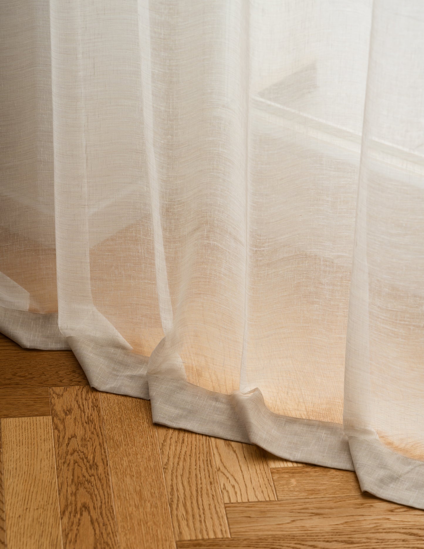 Lněný závěs Candice